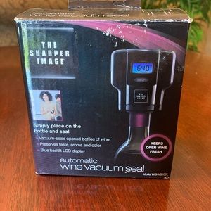 The Sharper Image Automatic wine vacuum sealer